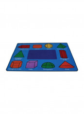 Learning Carpet Rug Blue/Red/Green 257x360centimeter