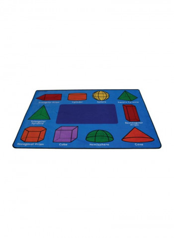 Learning Carpet Rug Blue/Red/Green 257x360centimeter