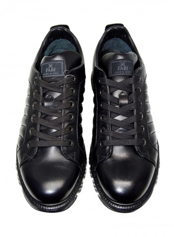 Men's Quilted Sneakers Black