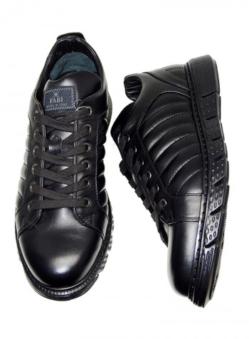 Men's Quilted Sneakers Black