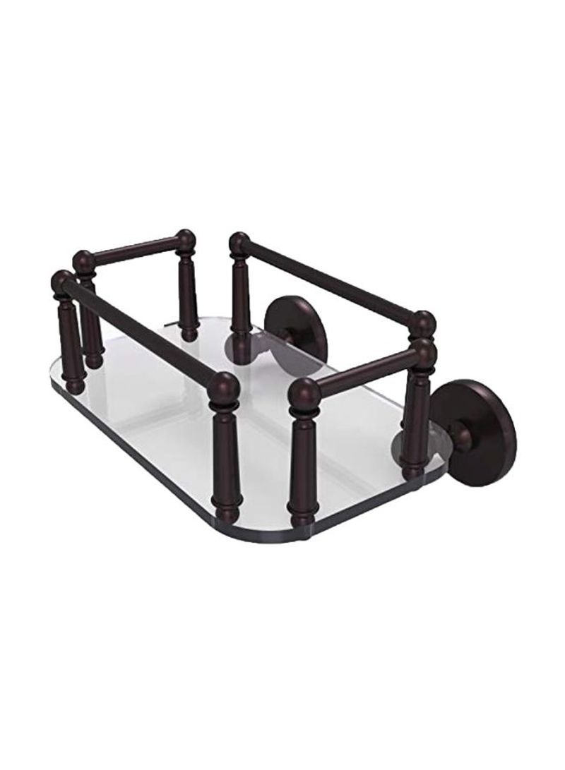 Prestige Skyline Collection Wall Mounted Towel Holder Clear/Black
