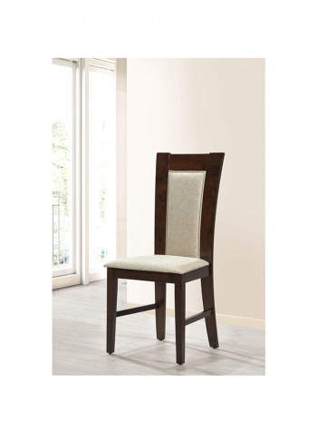 Springdale 6-Seater Dining Table Set Brown 160x76x90cm