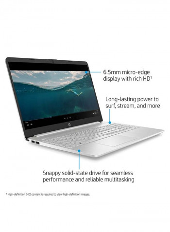15-DY1024 Laptop With 15.6-Inch Display, Core i3 Processer/8GB RAM/256GB SSD/Intel UHD Graphics Nature Silver