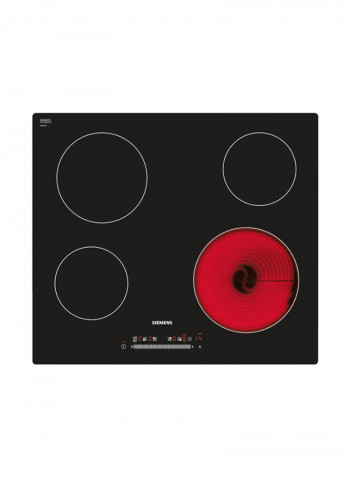 4-Burner Built-In Electric Hob ET611FE17Q Black