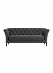 Gilmore Chesterfield Sofa Dark Grey