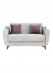 King 2 Seater Fabric Sofa Beige