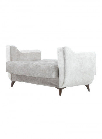 King 2 Seater Fabric Sofa Beige