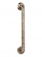 Grab Bar With Contemporary Hex Flange Gold 16inch