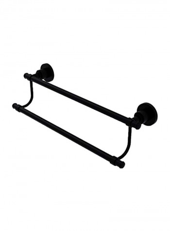 Washington Square Collection Double Tier Towel Bar Brown 36inch