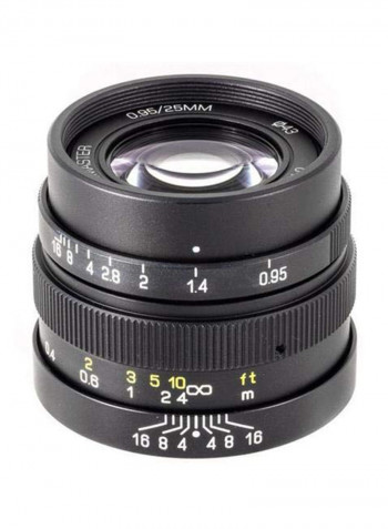 High Grade 25mm f/0.95 Auto Focus Lens Black