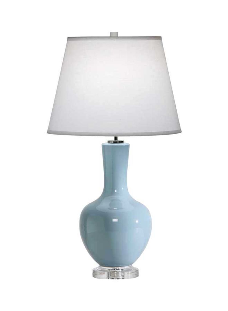 Lia Table Lamp Seaglass/White 22.86 x 78.74centimeter