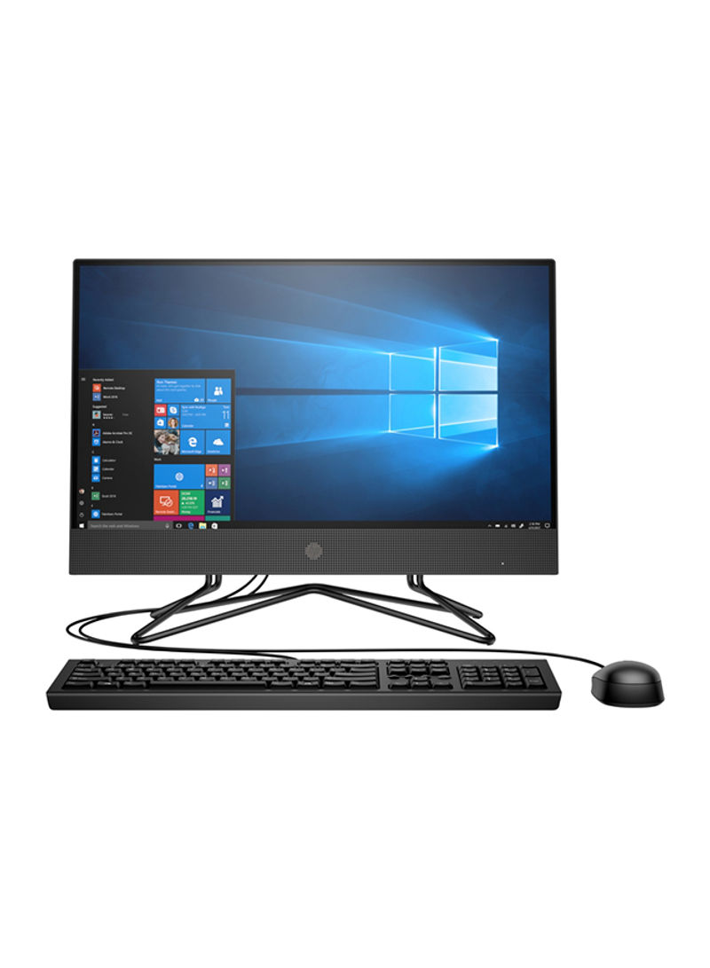 200 G4 All-In-One With 21-Inch Display, Core i3 Processer/4GB RAM/1TB HDD/Intel UHD Graphics Black