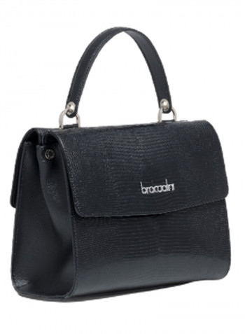 Alicia Adjustable Strap Shoulder Bag Black