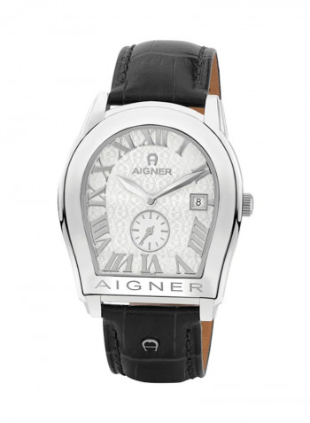 Men's Leather Analog Wrist Watch M A127105