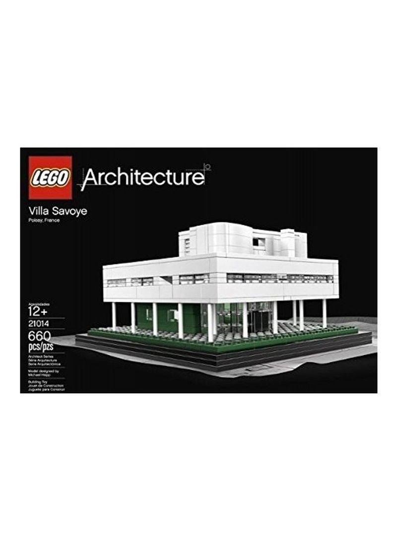 660-Piece Architecture Villa Savoye Building Set