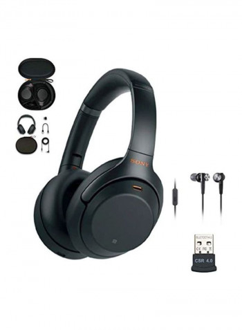 Wireless Over-Ear Headphones Black