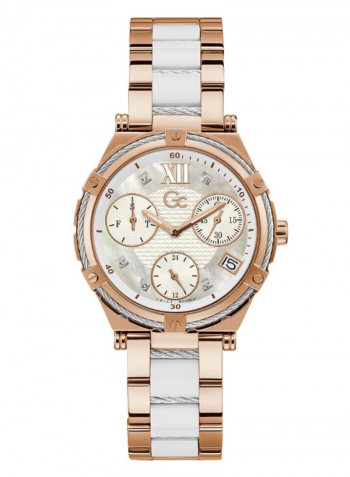 Cablesport Water Resistance Stainless Steel Analog Watch Y87002L1MF للنساء