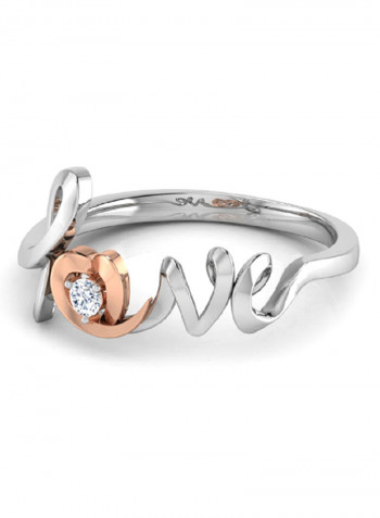 18K Gold Exquisite Design Diamond Ring
