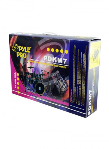 Dynamic Drum Mic Kit PDKM7 Black
