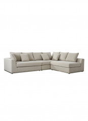 Giovanni Large And Luxurious Corner Sofa Beige 101x154cm