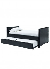Day-Bed With Trundle Black