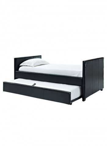 Day-Bed With Trundle Black