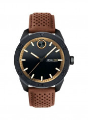 Men's Black Dial 43.5mm Swiss Quartz Watch 3600496