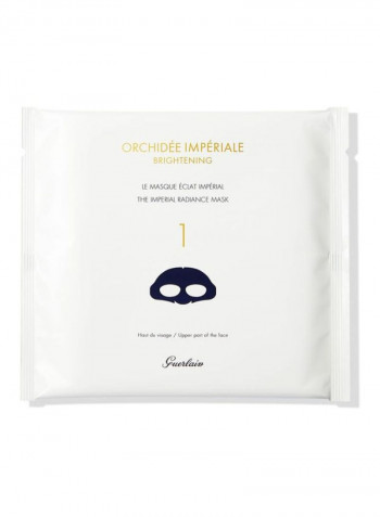 Pack Of 4 Orchidee Imperiale Brightening Face Mask White 62ml