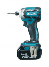 PT Makita Cordless Impact Driver 18V 5AH w/2Battery + 1Charger DTD148RTJ Blue/Black