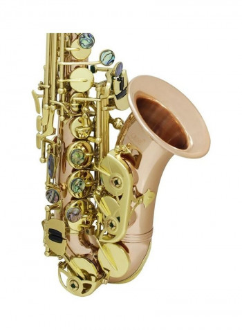 BB Soprano Saxophone Sax Phosphor Instrument with Carry Case