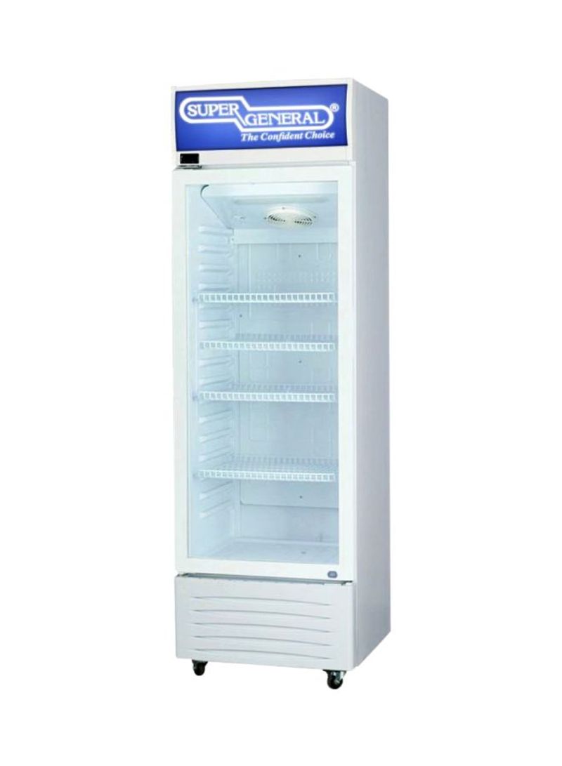 Single Door 4 Wired Shelves Defrost Freezer 395 l SG SC398 White