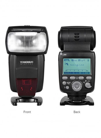 Wireless Flash Speedlite With Accessories For Canon Camera 21x7.8x6.4centimeter Black