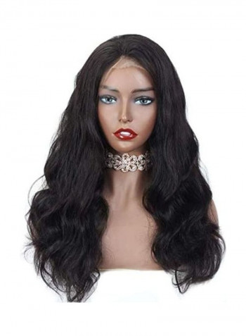 Frontal Lace Hair Wig أسود 29بوصة