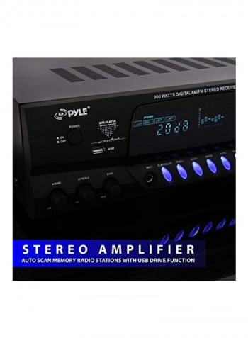 Home Audio Power Amplifier PT560AU Black