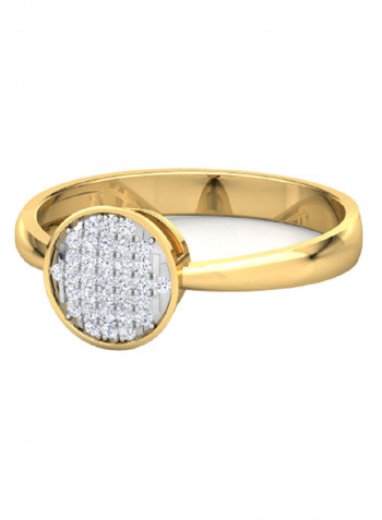 18K Gold Exquisite Design Diamond Ring