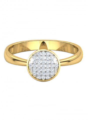 18K Gold Exquisite Design Diamond Ring