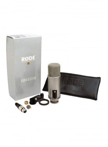 Microphones Broadcaster silver