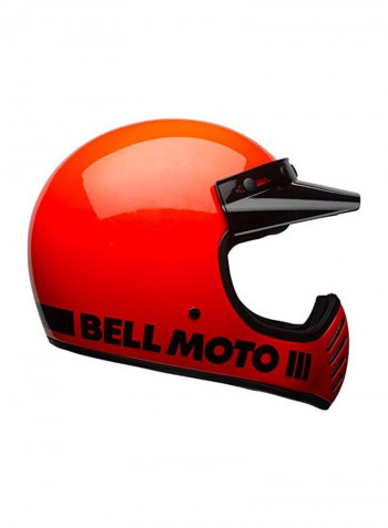Moto-3 Full Face Motorcycle Helmet