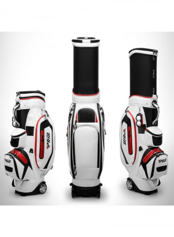 Retractable Golf Ball Bag With Pulley And Clamp 124x41x25cm
