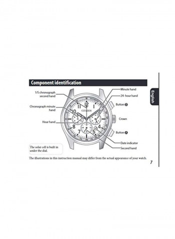 Men's Eco-Drive Water Resistant Chronograph Watch CA4184-81E