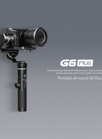 FeiyuTech G6 Plus 3-Axis Stabilized Handheld Gimbal Black