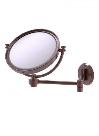 Wall Mounted Make-Up Mirror Antique Copper