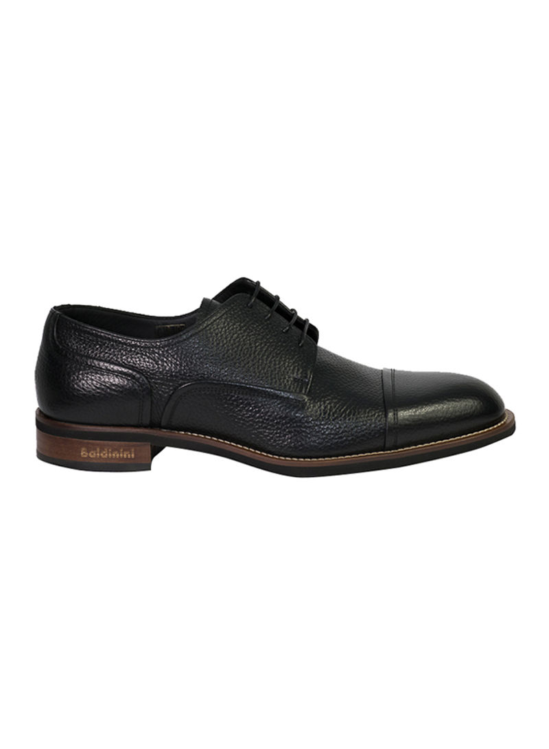 Classic Leather Lace-Up Shoes Black