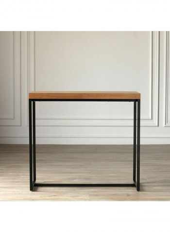 Wooden Table Black/Brown 1200x1050x500millimeter
