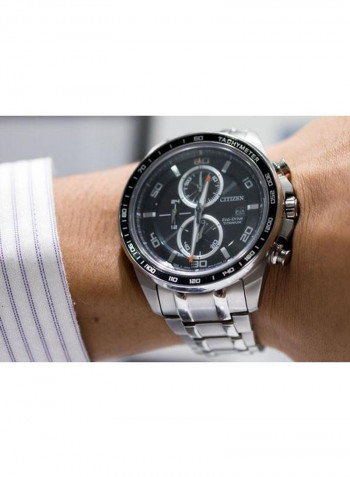 Men's Eco-Drive Water Resistant Chronograph Watch CA0346-59L