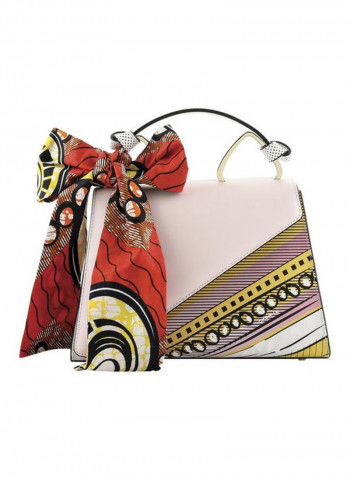 Ergobando Shoulder Bag وردي/أصفر/أسود