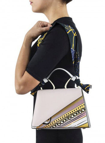 Ergobando Shoulder Bag وردي/أصفر/أسود