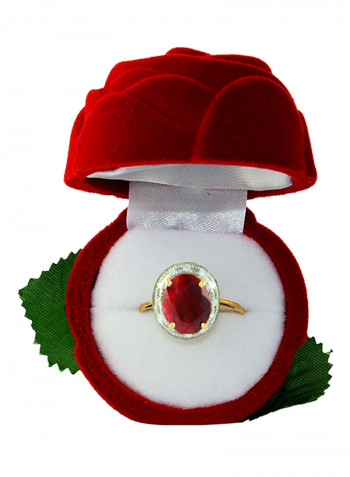 18K Gold Genuine Diamonds Ring 0.12 Carat