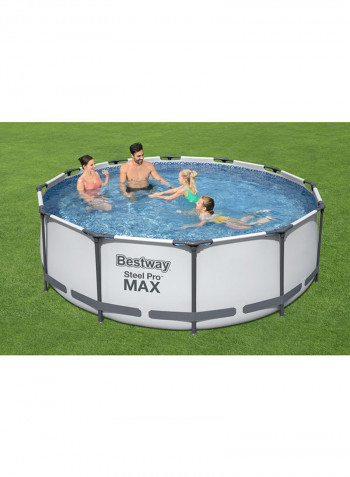مجموعة حمام سباحة ستيل برو ماكس طراز 56418-26 22' x 12' x 52بوصة