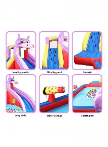 Inflatable Climbing Wall Games Hippo Bouncers